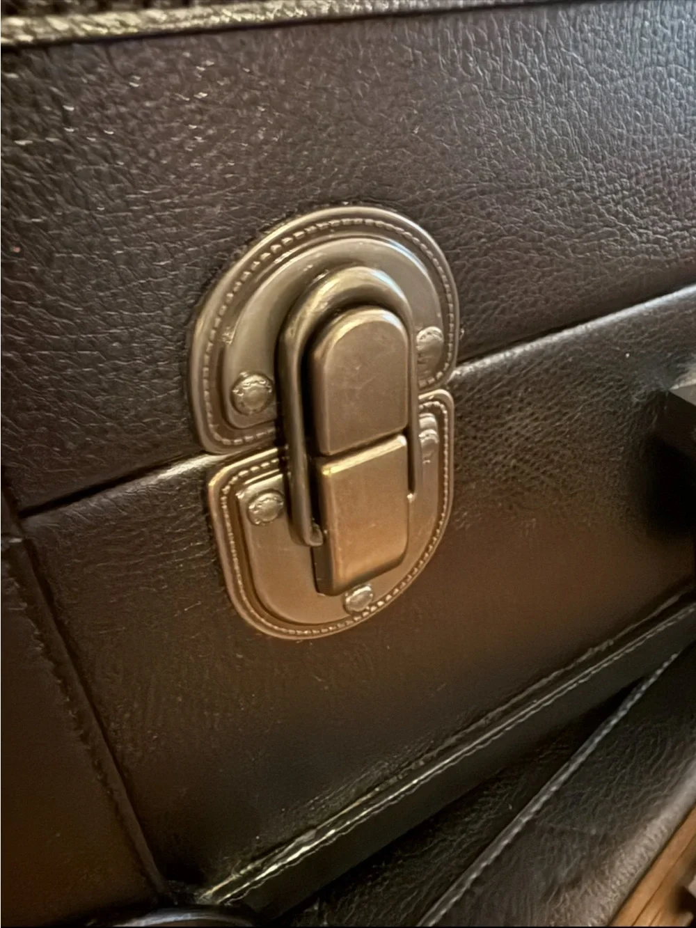 Coach Black Stackable Trunk Set of 3 RARE PROPS -